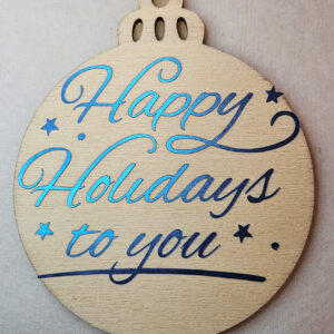 Ornament Happy Holidays